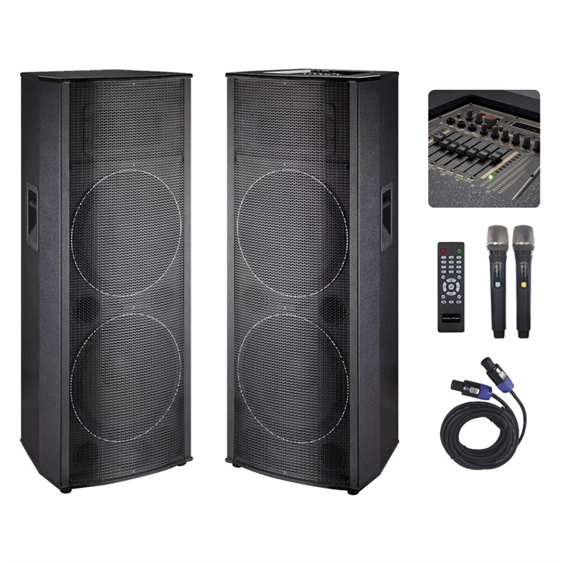 单双15寸户外大功率舞台演出活动音响婚庆主持蓝牙有源音箱