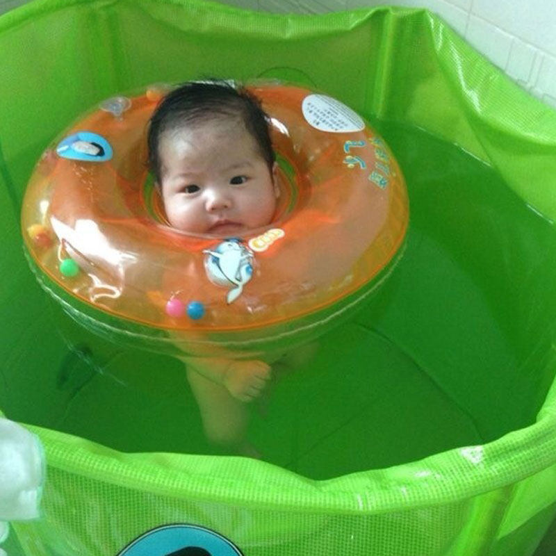 少飞婴儿游泳圈脖圈宝宝颈圈新生儿颈圈0-12个月儿童游泳圈