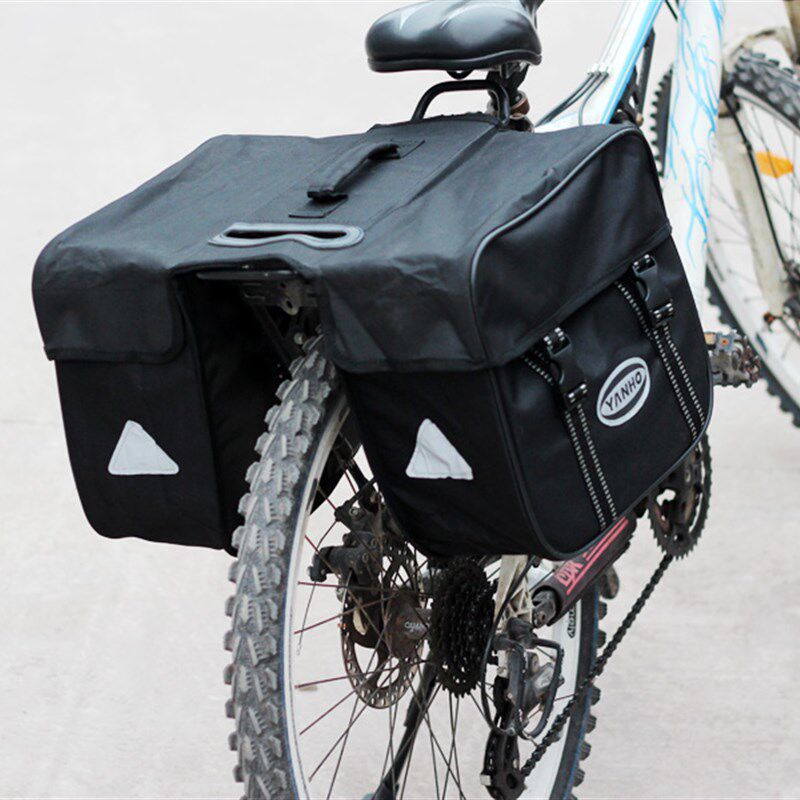 川藏旅行山地公路自行车后货架包硬板驼包三合一户外骑行装备驮包