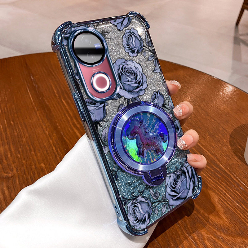 VIVOV50E-5G印度版手机壳vivov50e-5g印度版玫瑰印花马上有钱支架新年款国风国潮全包磨砂肤感ins风高端壳,3C数码配件,手机保护套/壳,淘宝优惠券,粉丝福利购,淘宝优惠卷