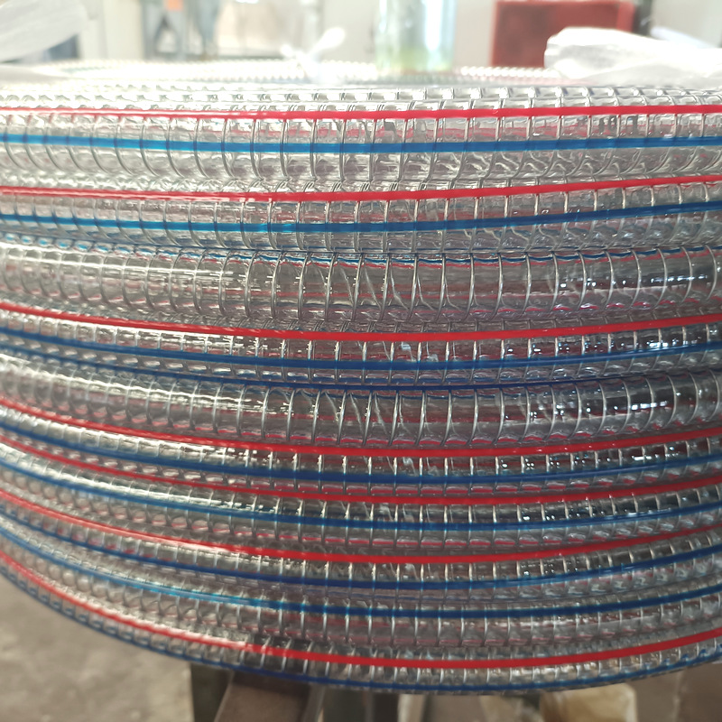 PVC钢丝软管螺旋钢丝管高透明软管 防冻软水管油管加厚真空负压管