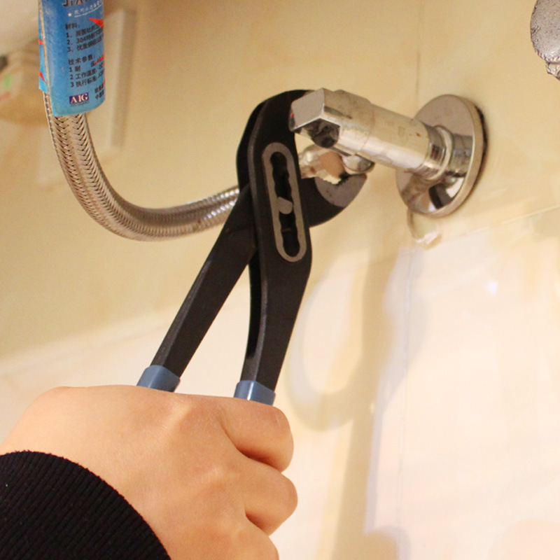 福冈水泵钳子10寸FO-2404活动扳手家用水管钳大开口管钳子工具