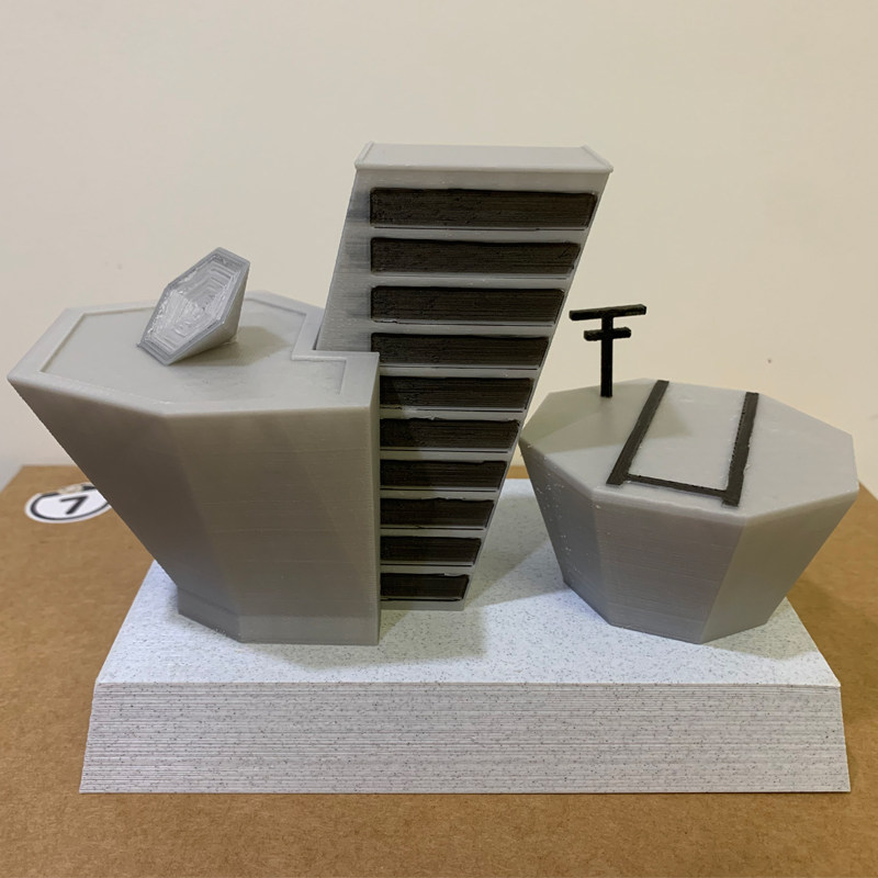 初代奥特曼空想特摄场景搭建建筑模型科学特搜队本部成品沙盘摆件