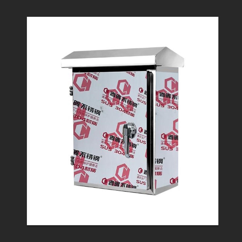 304加厚不f锈钢配电箱户外防雨工程监控设备箱仪表开关箱厂家定制