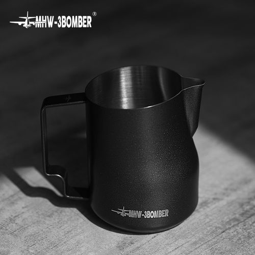 MHW-3BOMBER轰炸机涡轮打奶缸 不锈钢I鹰嘴意式拉花杯打奶泡450ml