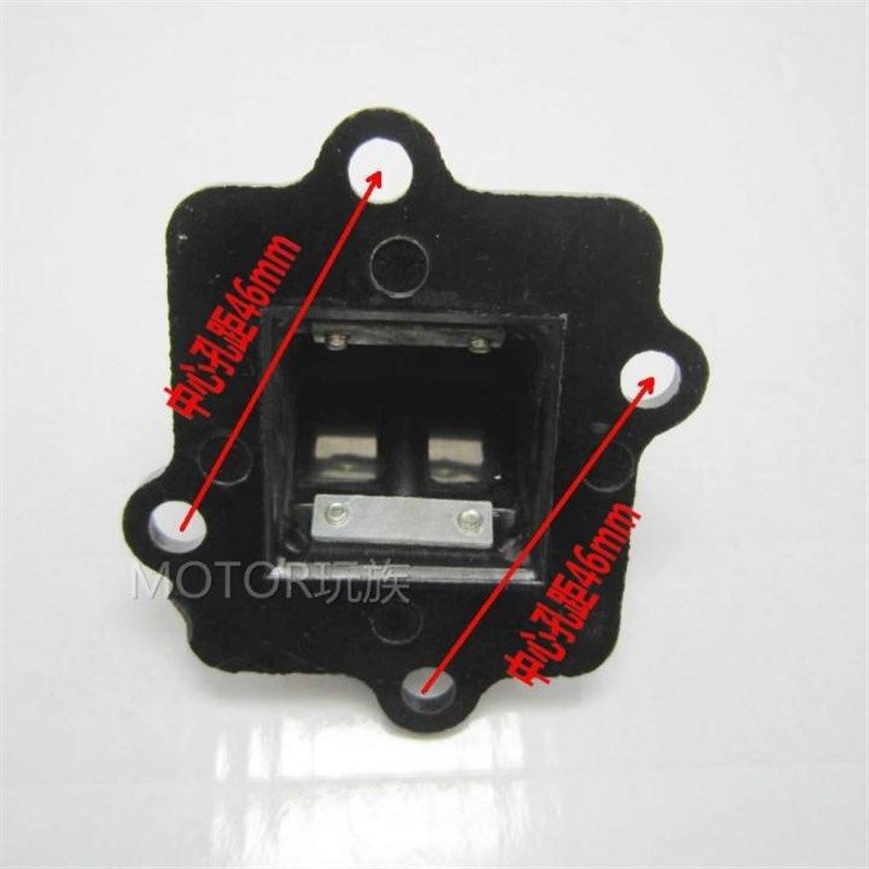 2冲JOG50 JOG90 风帆 化油器接口进气阀R片 单向阀 3KJ