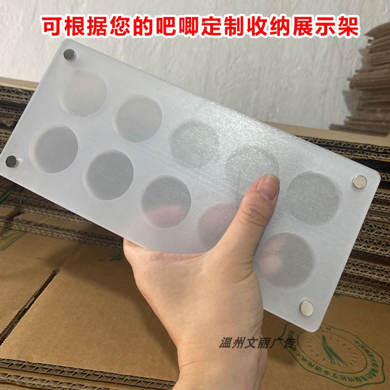 5宫格吧唧展示架卡砖动漫徽章w谷子收纳盒4-8-9多宫格收藏桌面摆