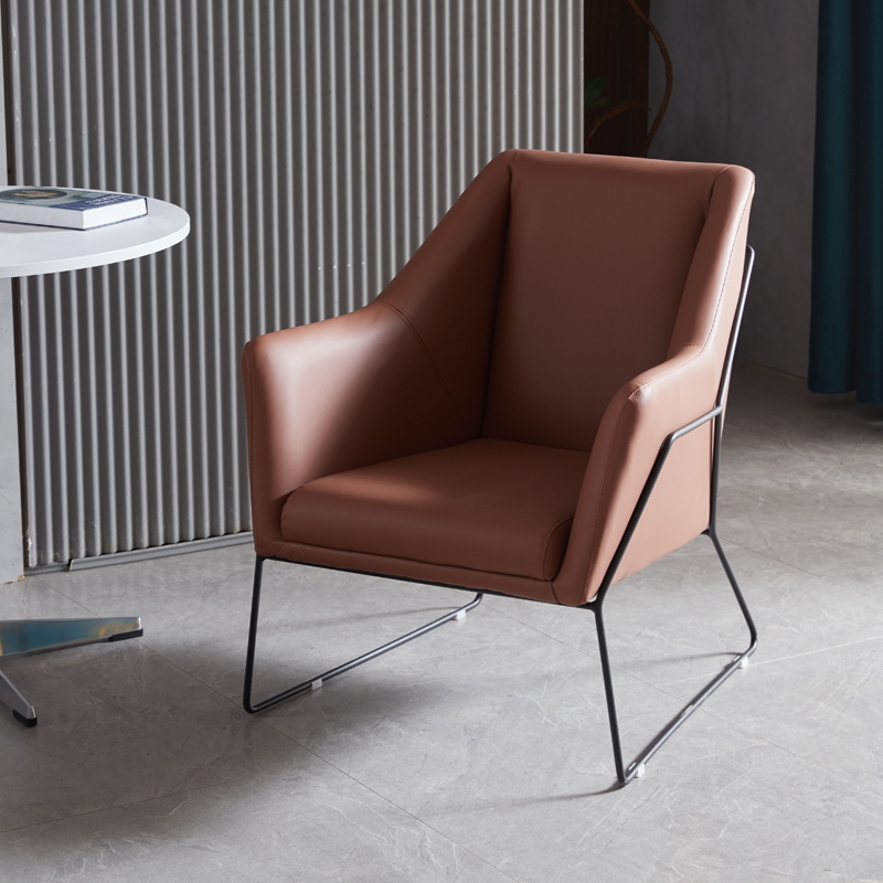 北欧办公店铺客厅阳台单人休闲椅洽谈桌I椅组合会客网红接待沙发