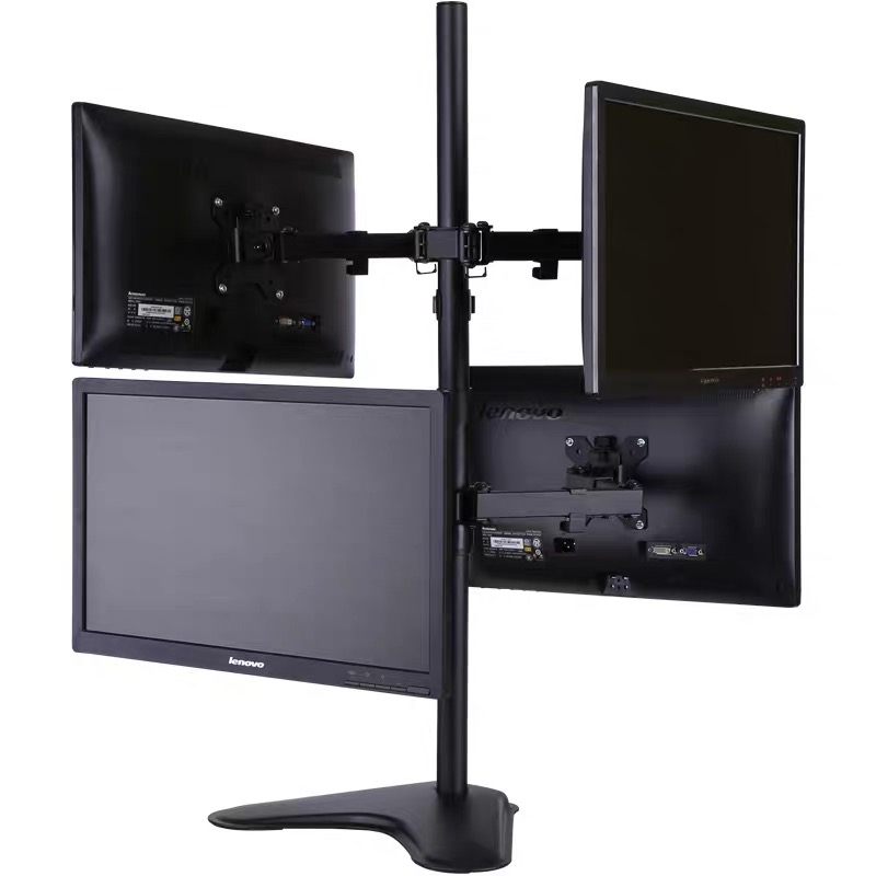 双屏显示器支架桌面高低升t降旋转挂架三屏四屏拼接游戏多屏组合