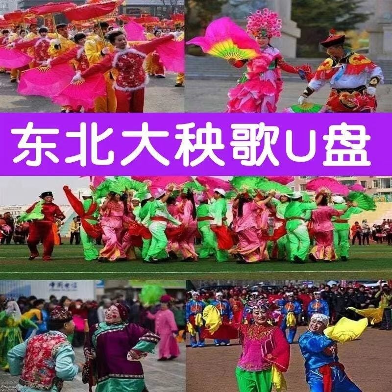 东北大秧歌U盘高音质纯音乐优盘锣鼓电子琴唢呐曲儿节奏MP3 U盘