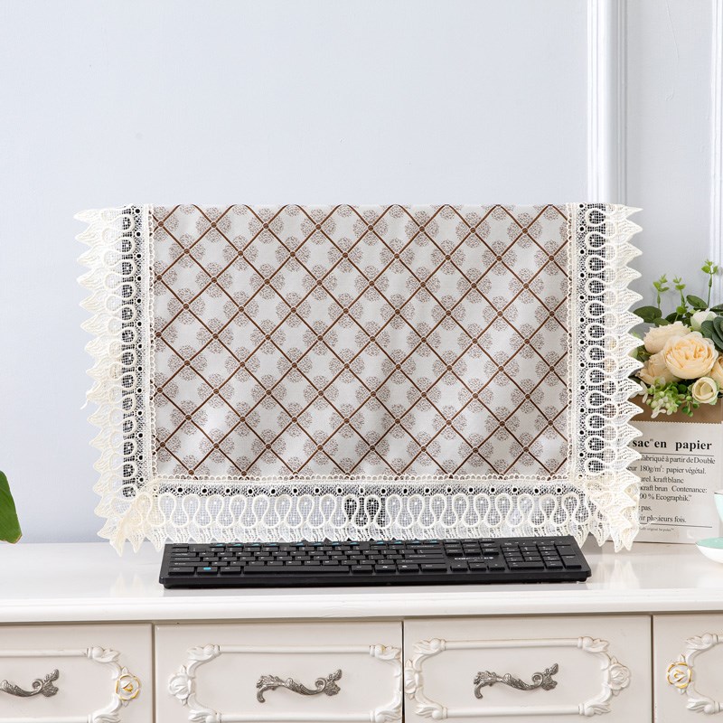 电脑显示器罩盖布监控屏幕盖布防尘巾24寸27寸32寸一体液晶屏幕罩