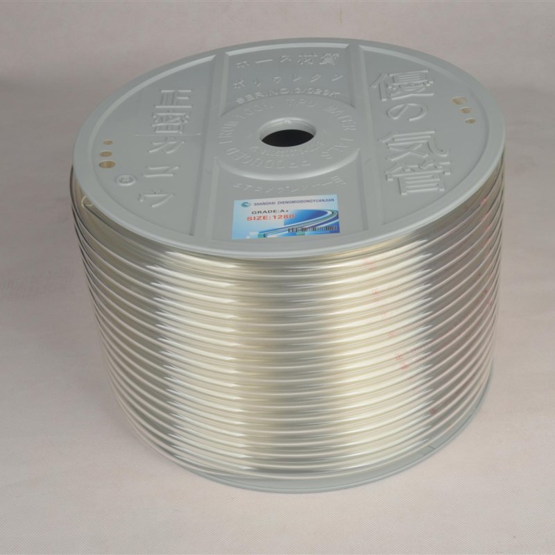 正密气动软管气管接头PU聚氨酯8*5.5透明上海热销高压100米气缸管