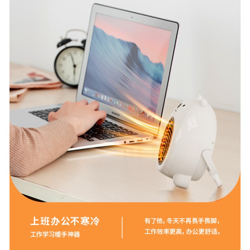 暖风机办公室小型超静音2023新款取暖器冬季吹脚暖风W机小功率宿