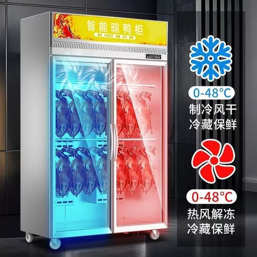 商用智能晾鸭柜烧鹅烧腊烘z干机晾胚凉烤鸭风干柜风冷吹鸭柜