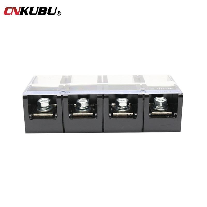 铜件TC-400A固定式接线排大电流C连接器接线端子排TC4004接线盒座