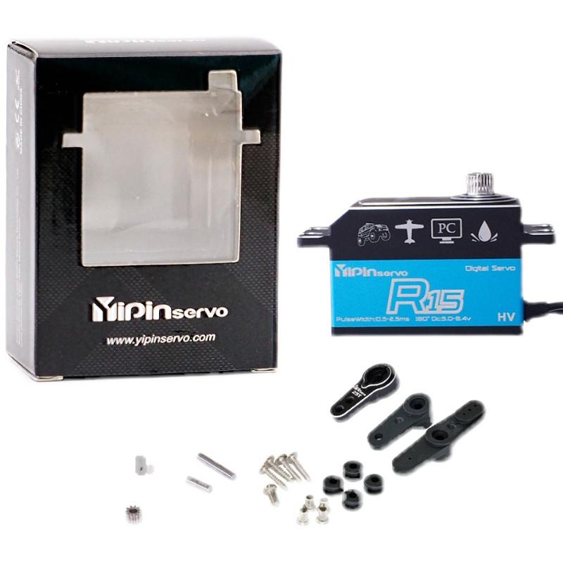 GX R2d0金属齿1/10平跑 漂移车 房车 功勋20KG短身数码舵机 RC模