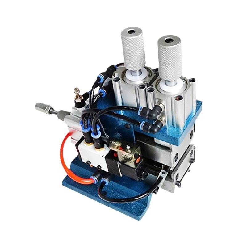 气剥机斜背直立护套芯线去皮机电缆E电线剥线机半自动气动剥皮机