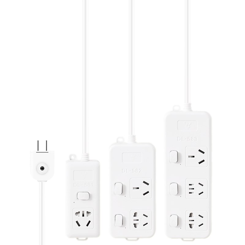 两脚插头大功率4000W空调16A插座带开关二孔两角项W电磁炉排插线