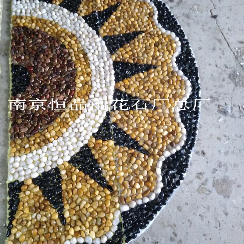 定制高亮五彩鹅卵石n地砖卫生间阳台地砖 马赛克瓷砖园林绿化家装