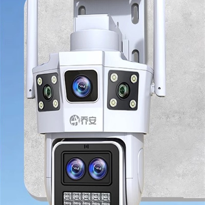 乔安户外4g无线摄像头无需网络手机远程360度全彩夜视监控无需充