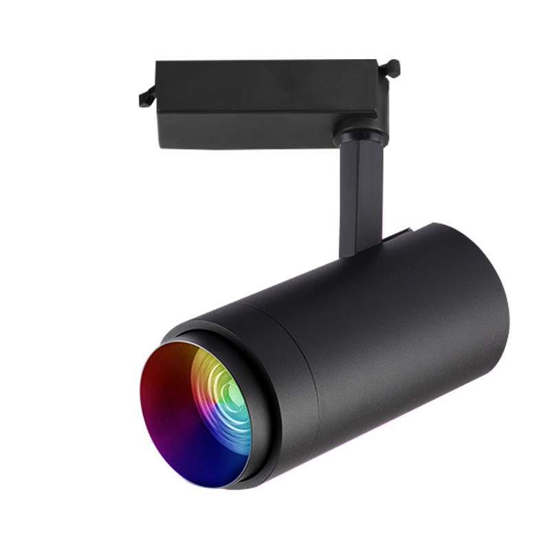 智能七彩轨道灯RGBCW全色彩调光舞蹈室氛围灯酒T吧剧本杀舞台射灯