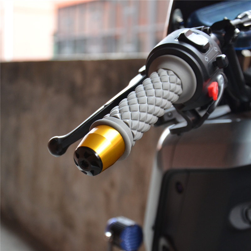 摩托车助力车配件手把堵小牛改y装手把头跑车手把铁龙头车把平衡