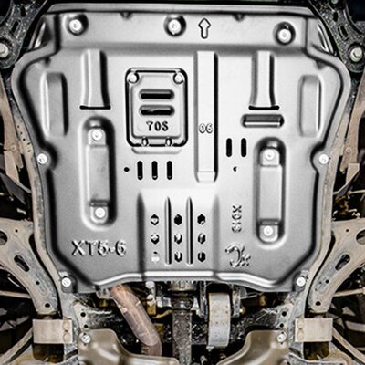 适用2024款凯迪拉克XT4CT5CT6XTS四驱发动机下护板底盘原厂装甲钢