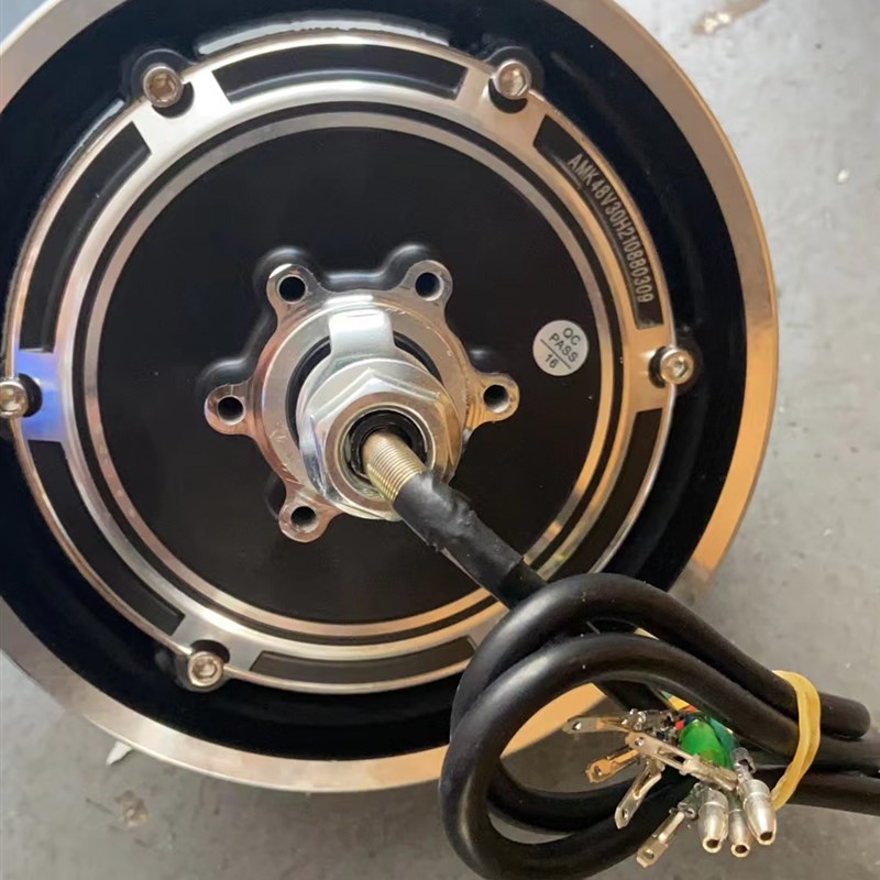 新澳玛 10寸无刷轮毂电机24V36V4E8V350W电动滑板车电机鼓刹碟刹