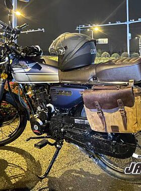 CG125复古改装尾架后扶手 珠江ZJ125U型管后货架 原版座垫直上