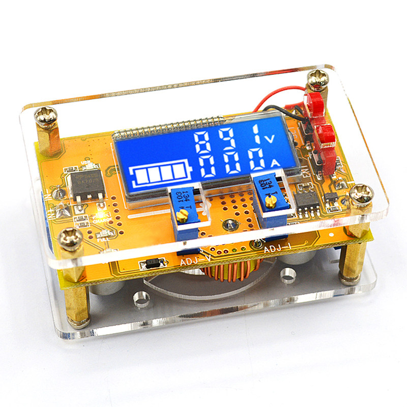 5A恒压恒流DC直流大功率可调降压电源模块 带液晶屏电压电流双显