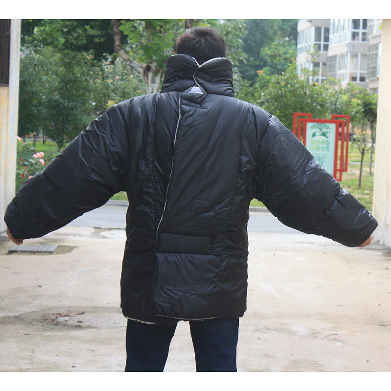 电动车挡风被加i绒加厚防寒防水可穿挡风衣125跨骑摩托车