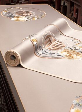 新中式红木沙发坐垫实木家具盖布高级感中国风套罩靠背巾防滑定制