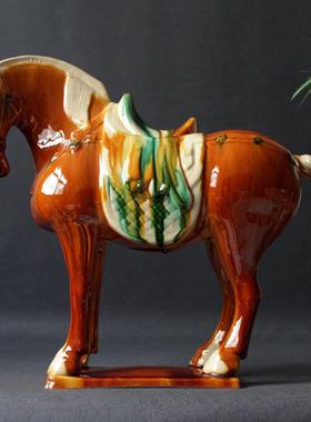 唐三财生肖马陶瓷马饰品小马六骏马家居装饰创意饰品饰品工艺品礼