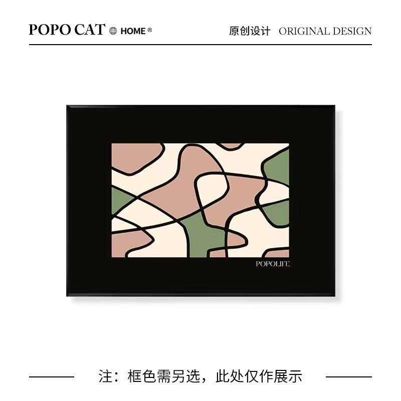 电表箱弱电箱装饰画遮挡法式复古沙发背景墙壁画小众艺术挂画卧室