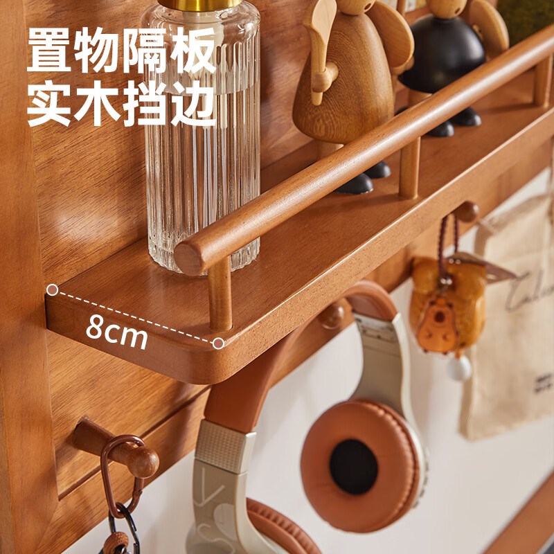 电表箱装饰画配电箱壁挂挂衣架创意置物架实木多功能门后墙上挂钩