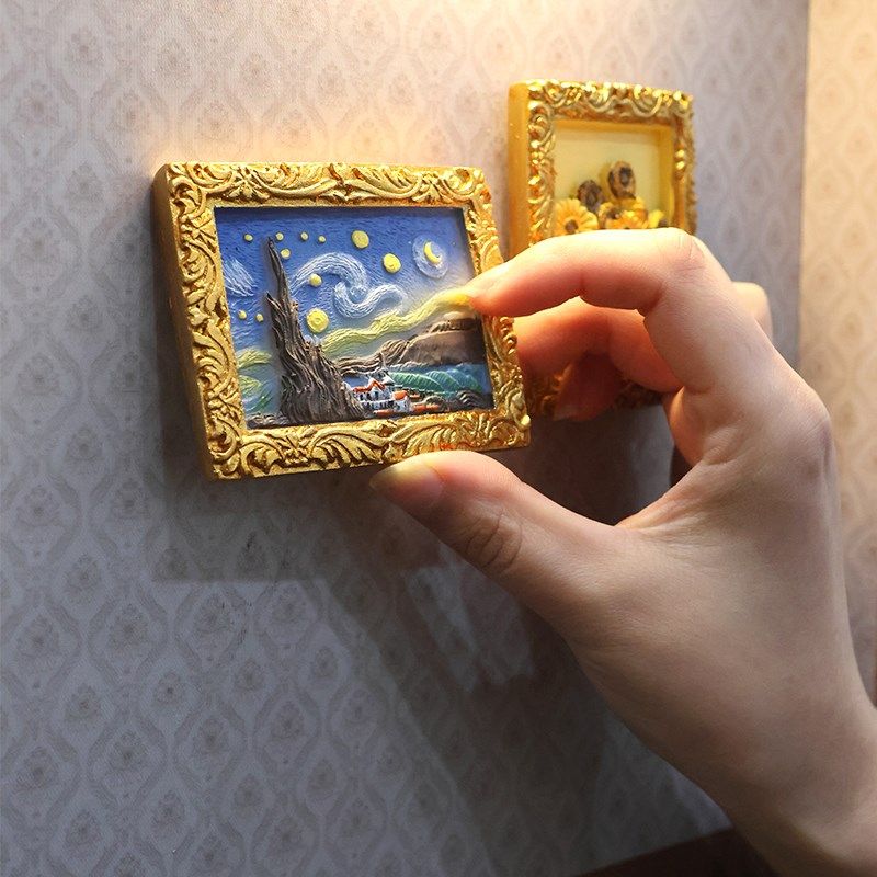 diy磁吸弱电箱遮挡装饰盖板电表箱壁画多媒体光纤网线盒改造挂画