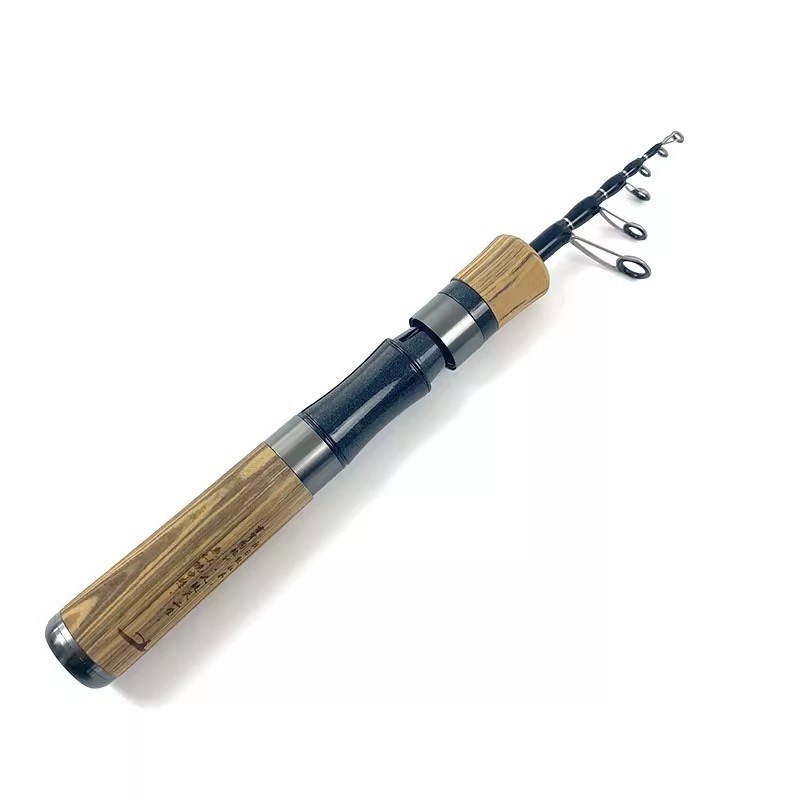 小黄鸭新款伸缩微物马口竿超轻便携式小矶竿滑漂儿童钓鱼竿路亚竿