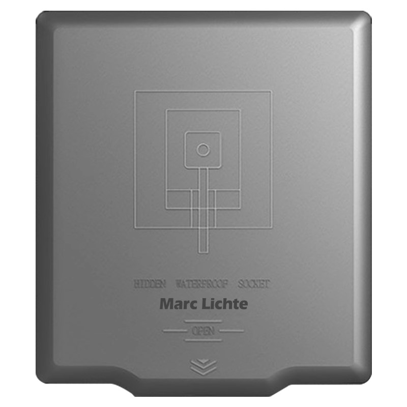 86型隐形插座嵌入式冰箱专用16A三孔防水隐藏式内凹五孔电源插座