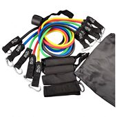 新疆拉力器绳组合可调阻力带弹力绳男女士健身家用运动锻炼器材