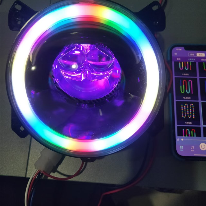 小牛NplayNT激光大灯85W蜂窝大灯N1/NQi/NGT/改装LED透Y镜双光95W