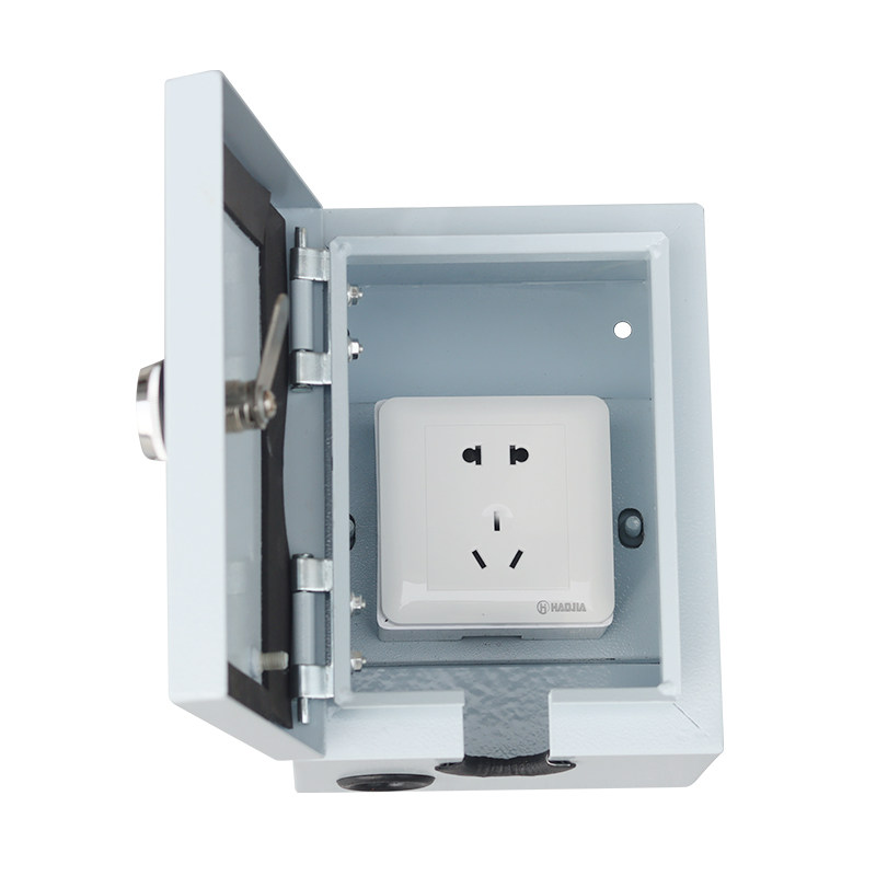 新能源汽车接地宝带密码锁插座盒充电箱室户外防雨防水小配电箱