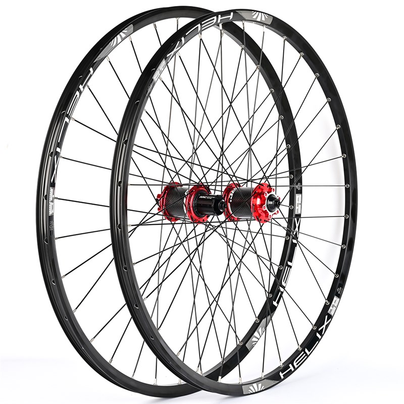 山地车轮组碳纤维29/27.5/26寸超轻120响N花鼓筒轴太阳车圈HT辐条