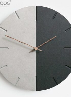 EMITDOOG北欧现代简约时钟表挂钟客厅创意艺术餐厅家用墙面装饰品