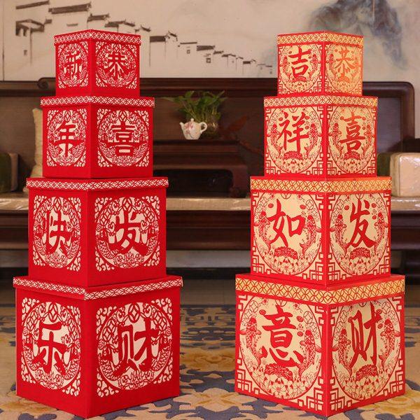 新年春节礼盒装饰品摆件橱窗道具酒店商场银行布置用品堆头礼物盒,节庆用品/礼品,春节礼盒,淘宝优惠券,粉丝福利购,淘宝优惠卷
