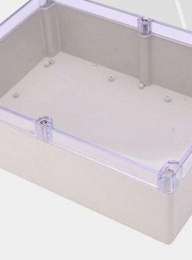 290*210*100mm塑料透明盖户外防水盒 ABS电气仪表接线盒按钮盒子