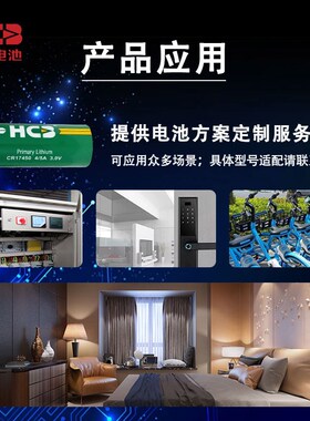 C昊诚C17450智能水表烟雾报警器S定位器PLC工控伺服3V锂电池
