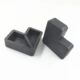 黑色转角 不锈钢型材件角码 直角双头免打孔 40方管塑料连接件