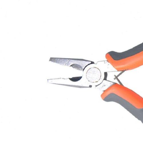 S035043 钢盾双色柄迷你钢丝钳工业级电工钢丝钳省力老虎钳铁丝