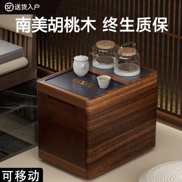 胡桃木实木茶桌家用泡茶桌一整套移动茶几阳台小型简约公室茶台,商业/办公家具,茶台/茶桌,淘宝优惠券,粉丝福利购,淘宝优惠卷
