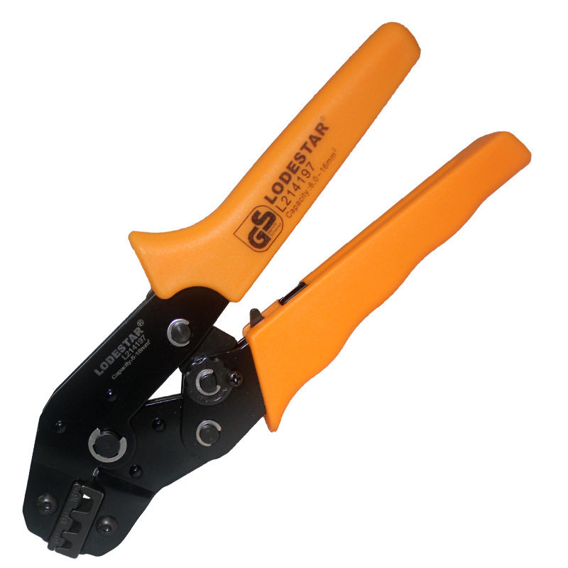 LODESTAR乐达 L214197 L214196 棘轮欧式端子压线钳 6-16mm压接钳